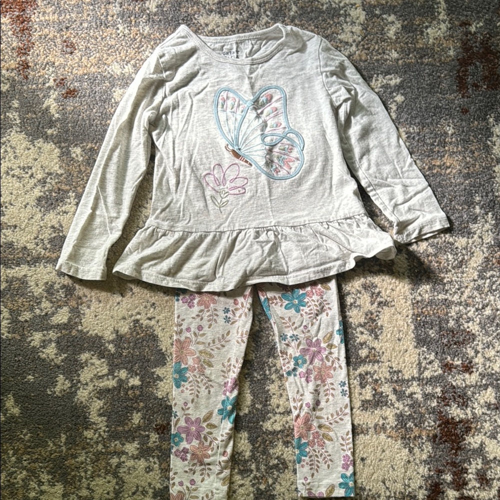 Carter's Toddler Girl’s Butterfly Outfit Set